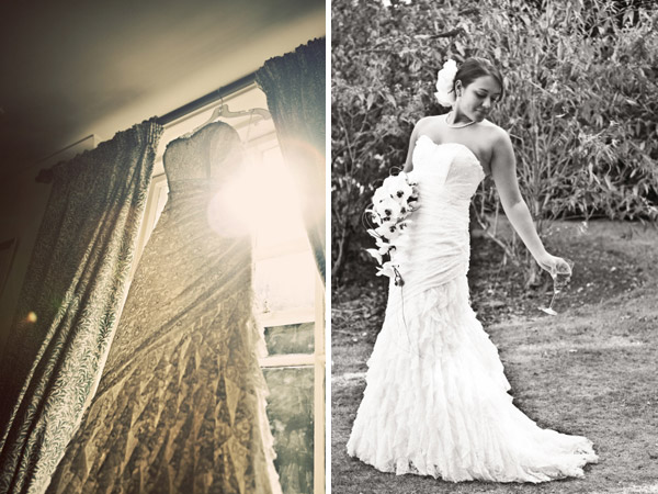 Flamenco inspired wedding dresses