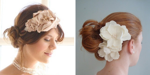 Wedding flowers in your hair