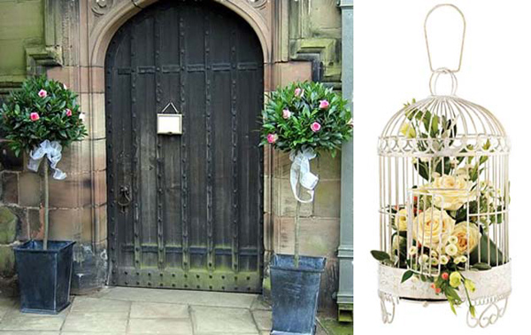 Birdcage Floral Arrangements