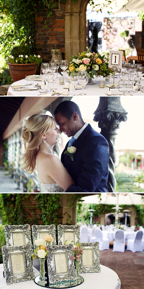 We had silver vintage looking frames for our table plan