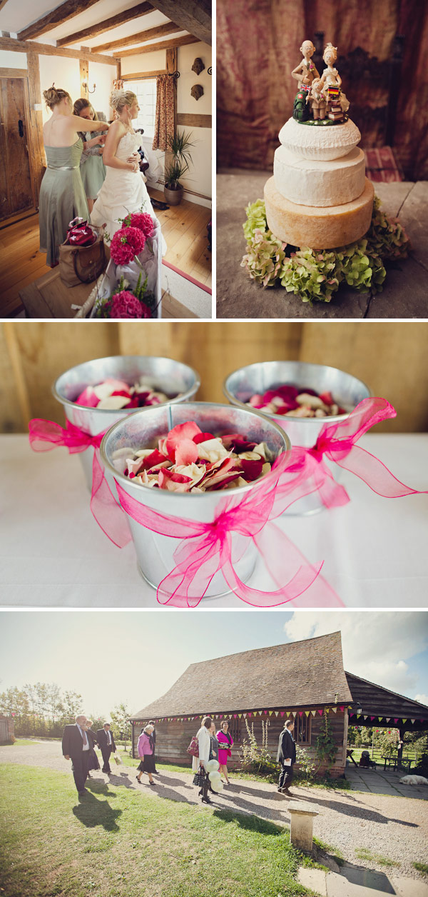 A Raspberry Red And Apple Green Wedding