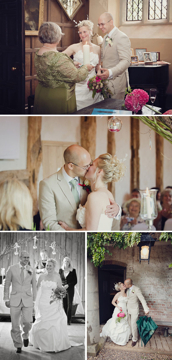 A Raspberry Red And Apple Green Wedding