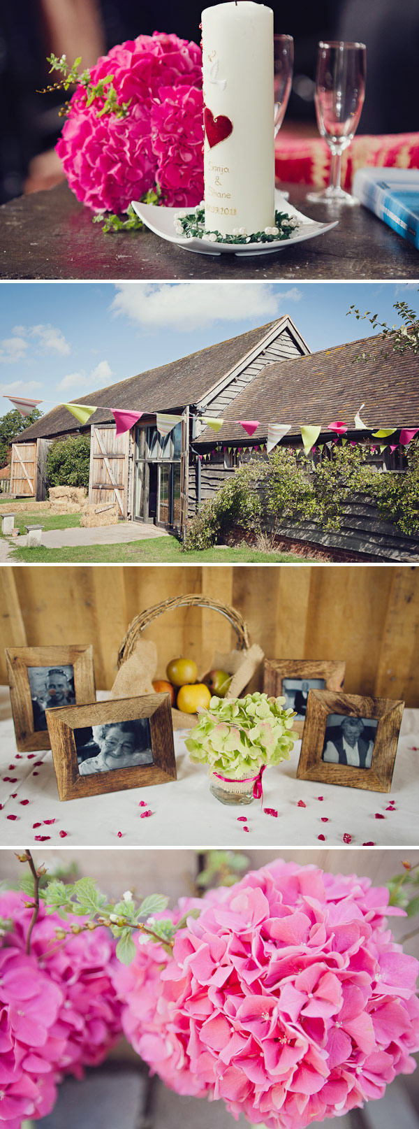 A Raspberry Red And Apple Green Wedding