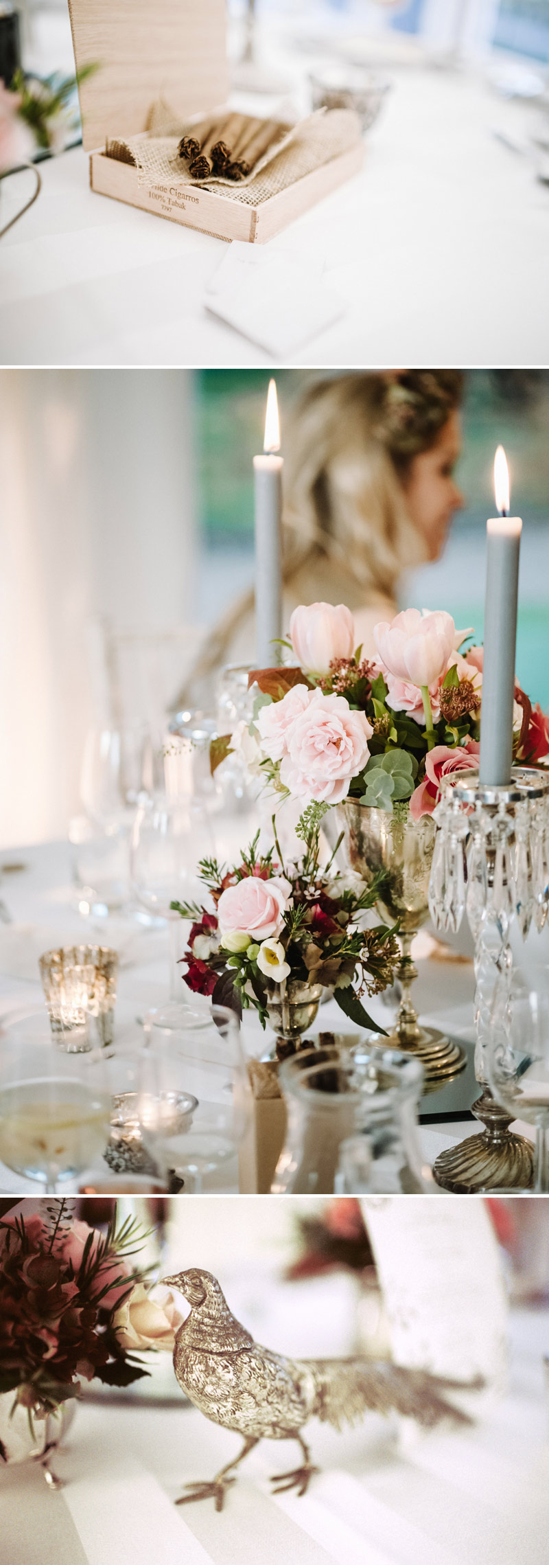 Elegant wedding table setting