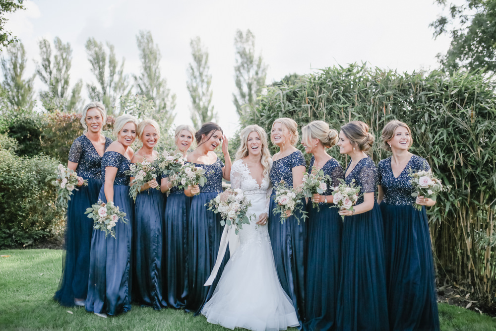 Navy Bridesmaid Dresses For A Garden Party Wedding Amazing Live