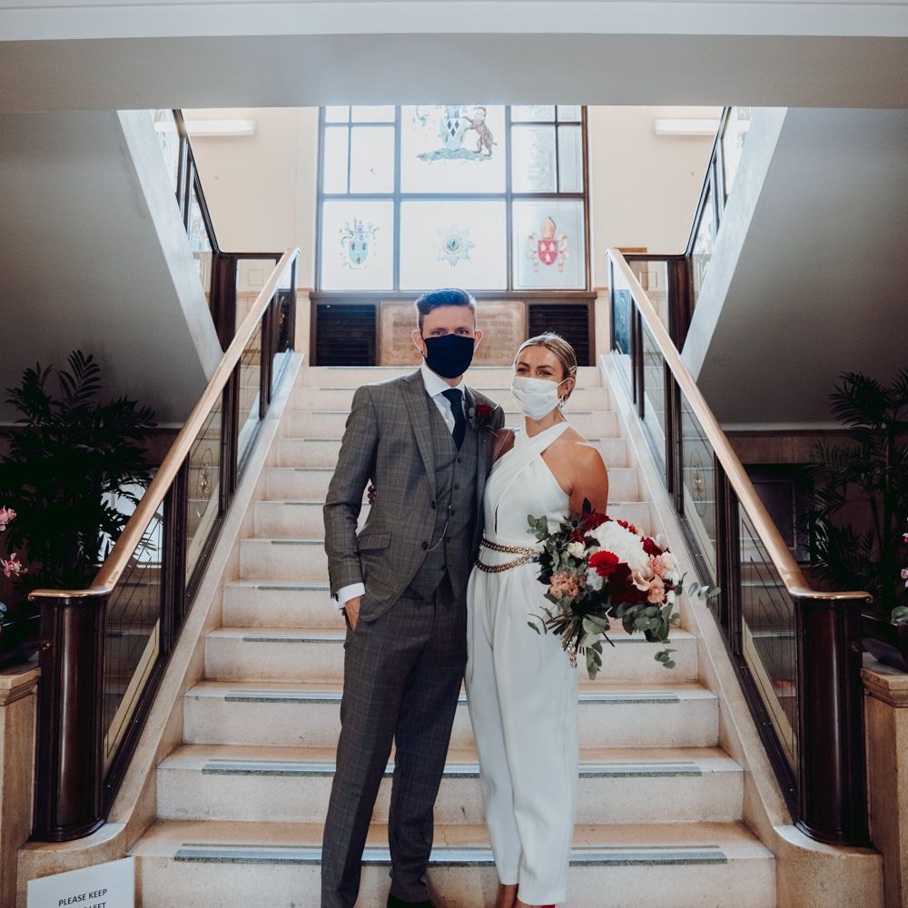 Small Town Hall Micro wedding in September 2020