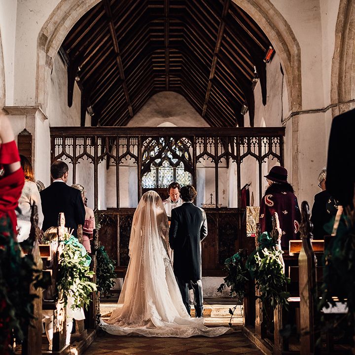 Norfolk church wedding ceremony