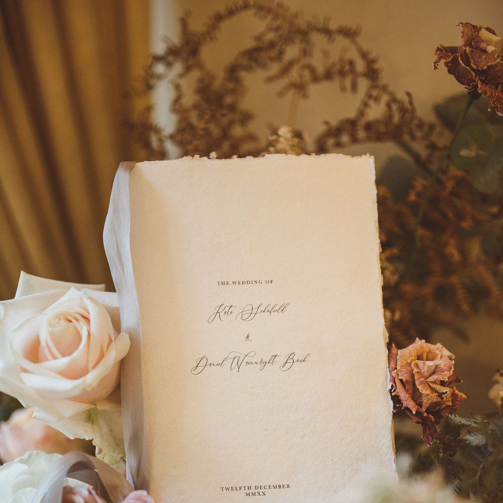 DIY wedding stationery 