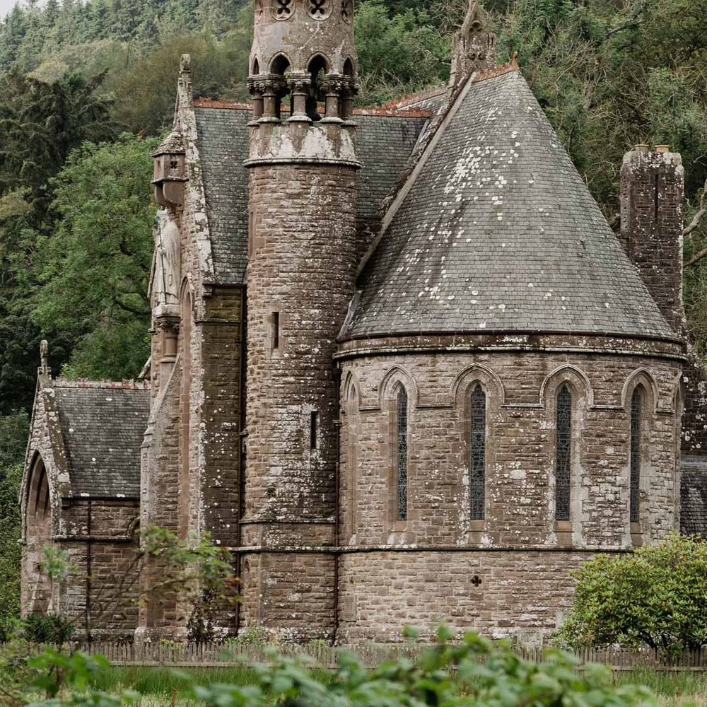 Exterior of Drumtochty Castle wedding venues Scotland 