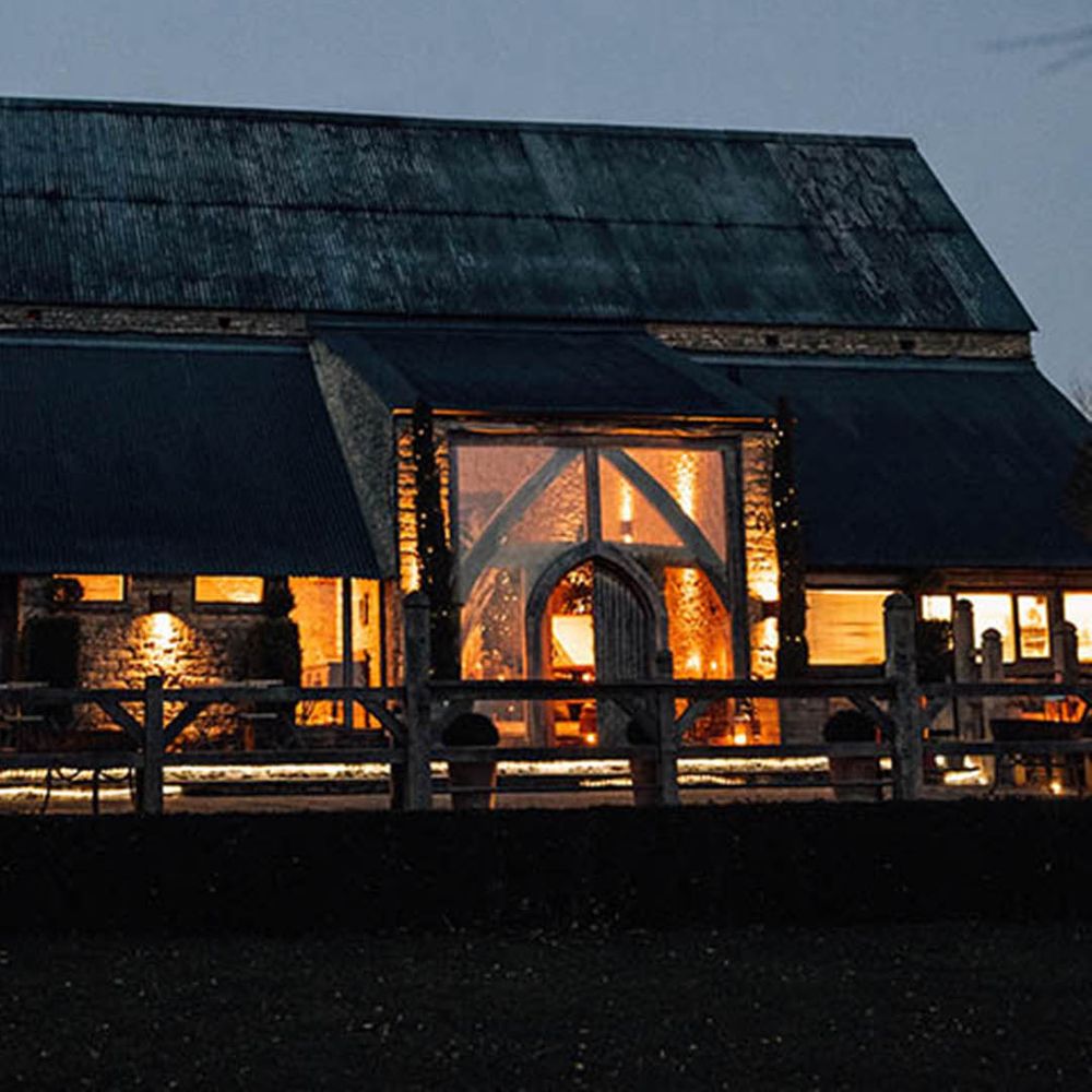 Winter wedding venue, Cripps Barn, based in the Cotswolds 