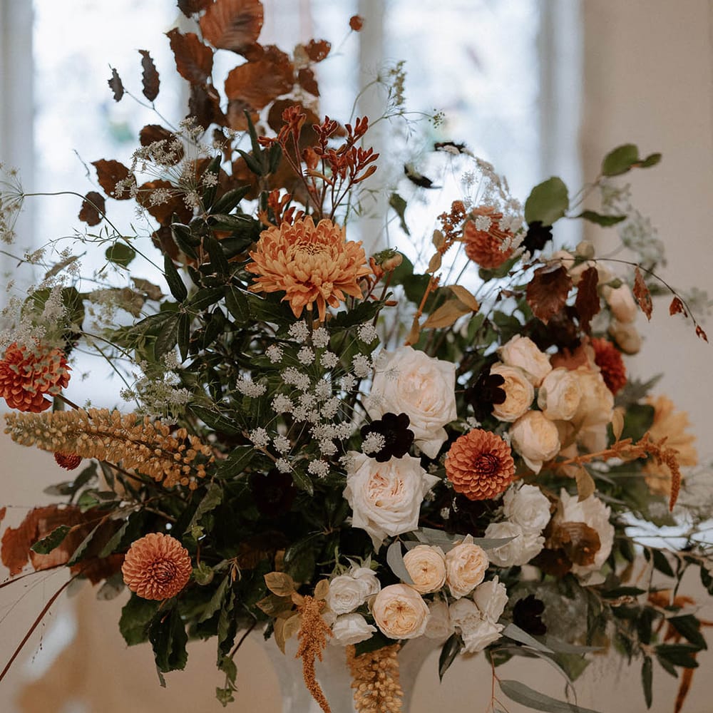 Beautiful flower wedding decor 