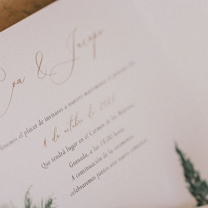 classic wedding stationery design 