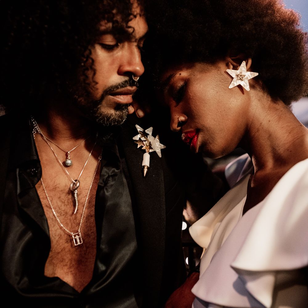 Bride & groom embrace on wedding day