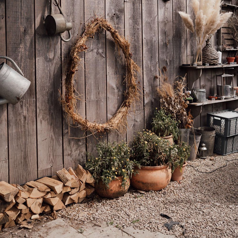 Rustic wedding at Pythouse Kitchen Garden