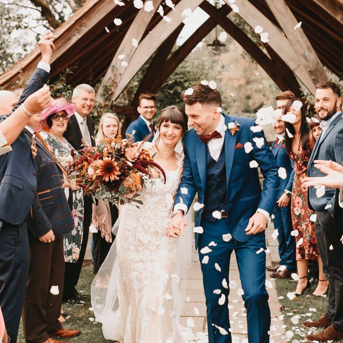 Confetti moment at Millbridge Court