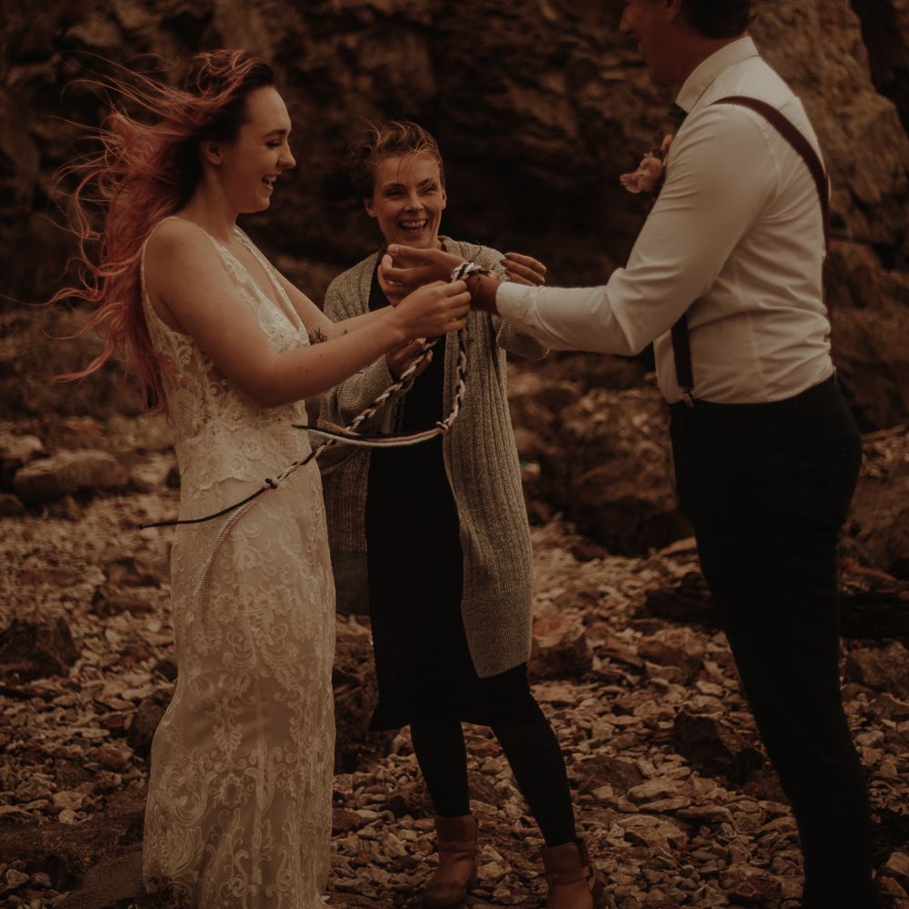 Windy elopement in the Lake District