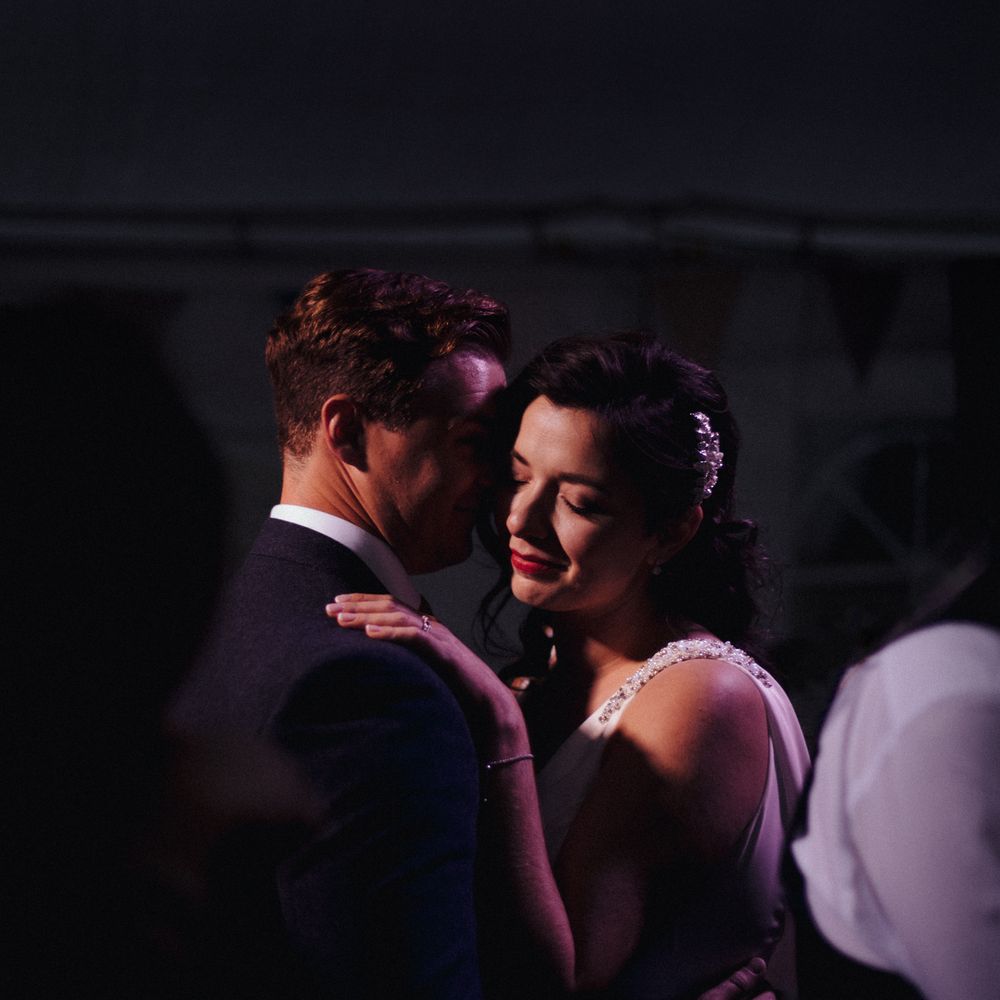 Bride & groom first dance together 