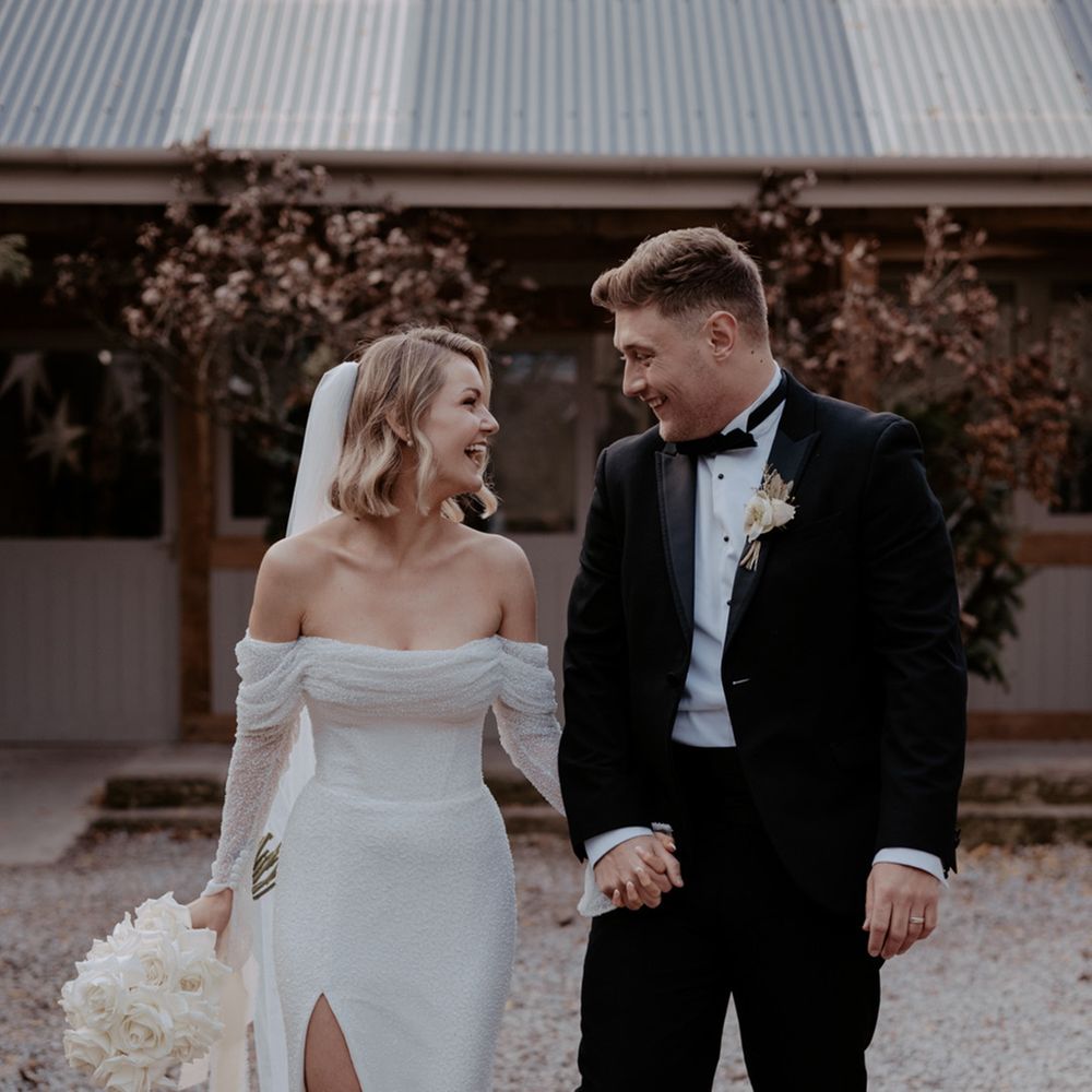Luxury and traditional Wyresdale Park wedding with black tie dress code 