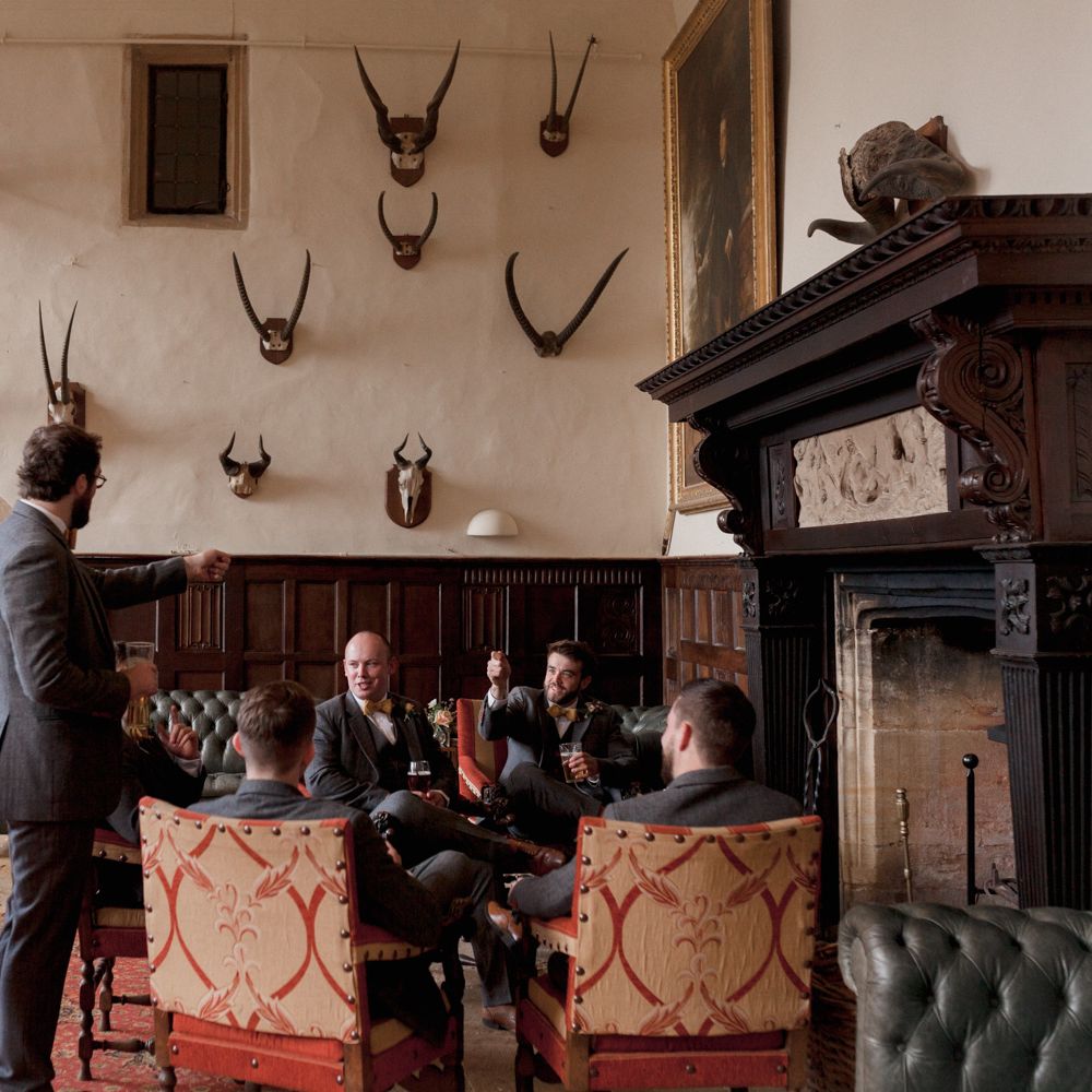 Brympton House Wedding Groomsmen