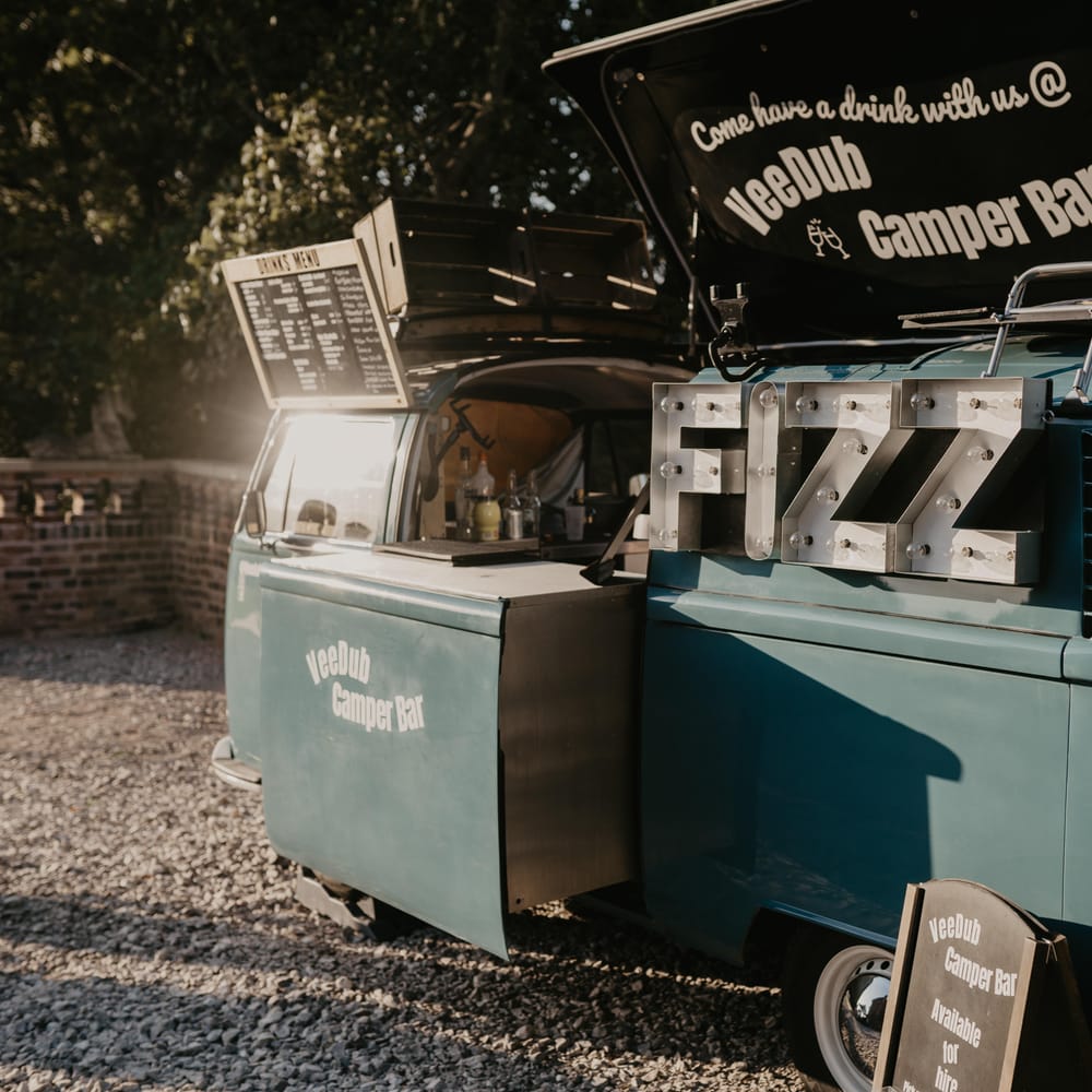 Vintage VW campervan drinks van | Mark Bamforth Photography