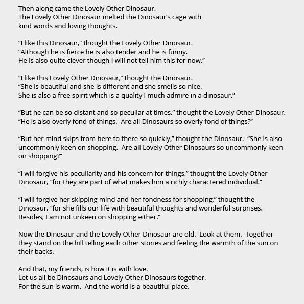 A Lovely Love Story by Edward Monkton