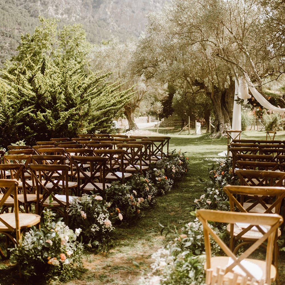 outdoor destination wedding venue in Mallorca