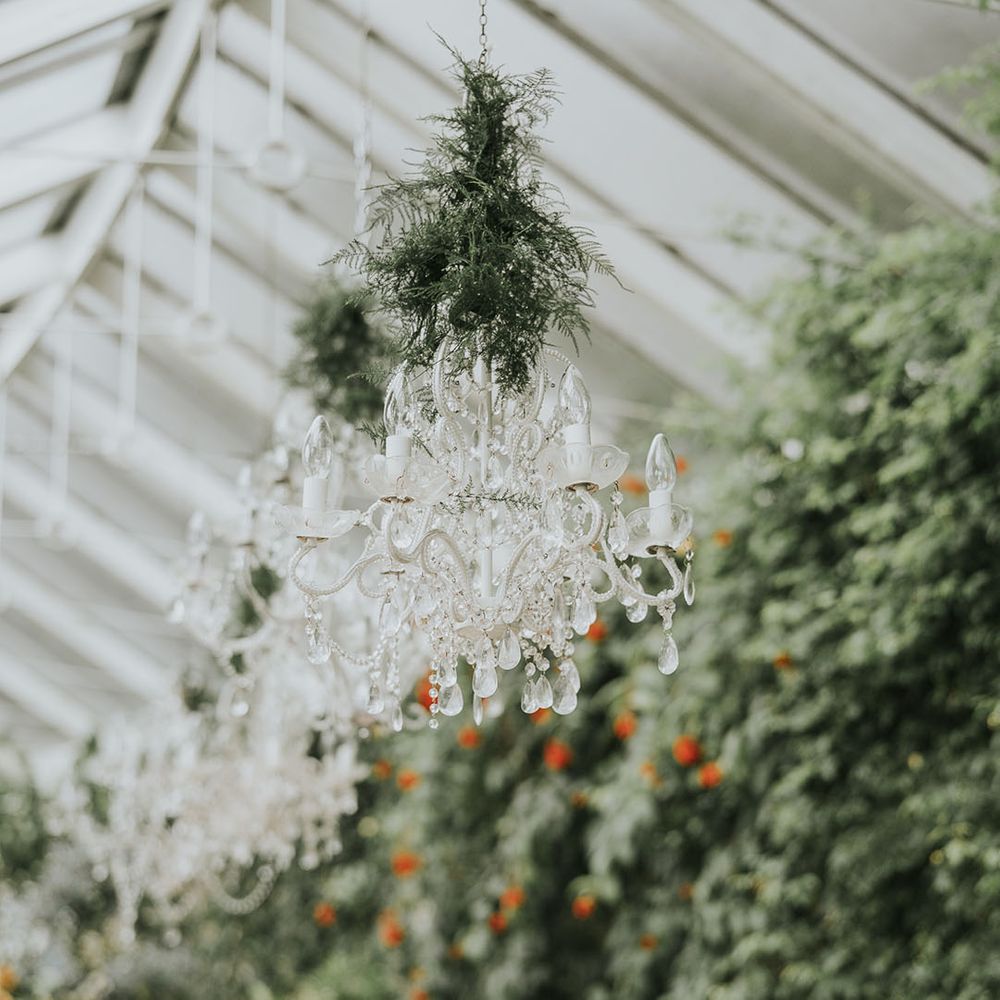 Chandelier decoration at Sezincote House 