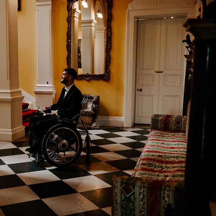 Capesthorne Hall accessible wedding venue in Cheshire 