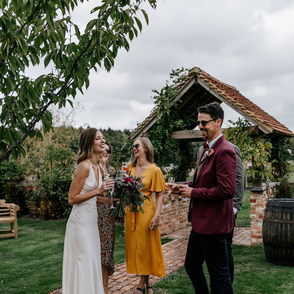 Outdoor wedding reception at 2020 wedding