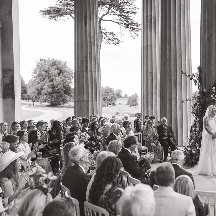 Outdoor wedding at The Grange, Hampshire wedding venue 