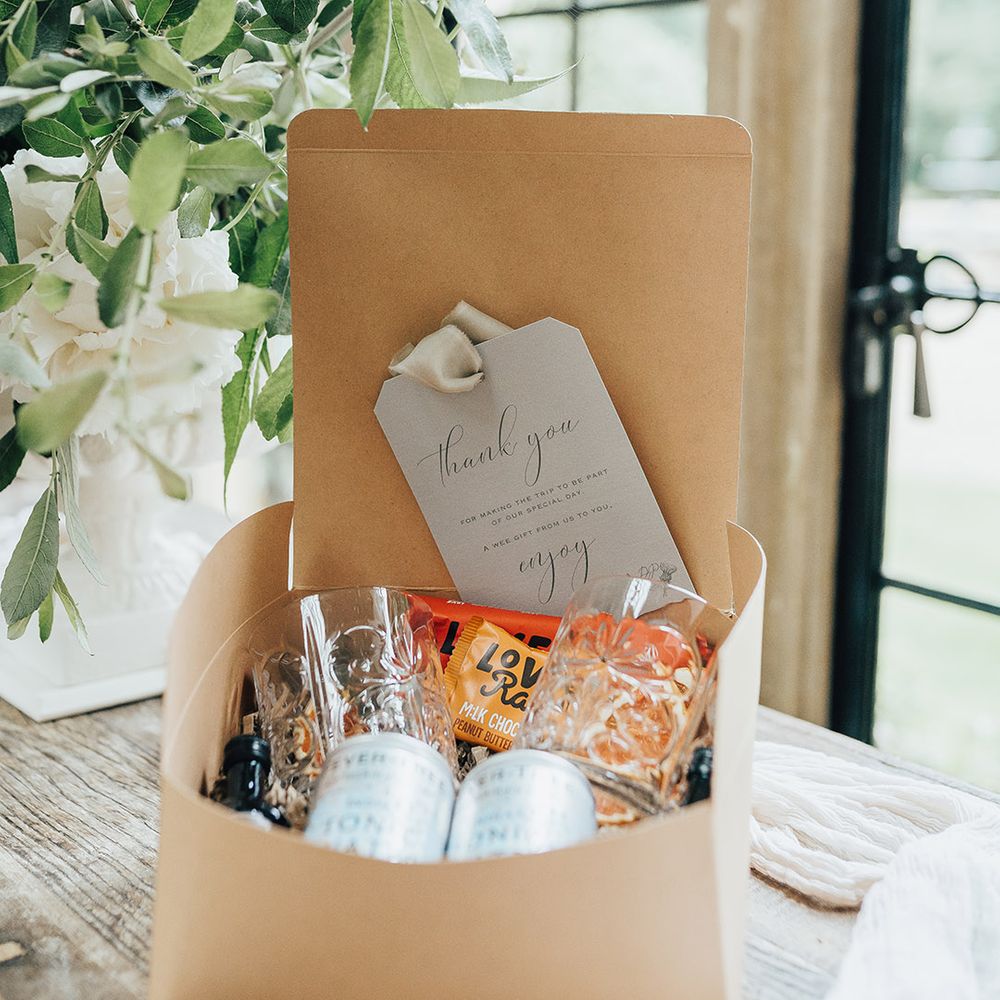 Wedding party thank you gifts 