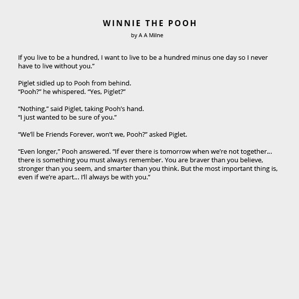 Alternative Wedding Readings