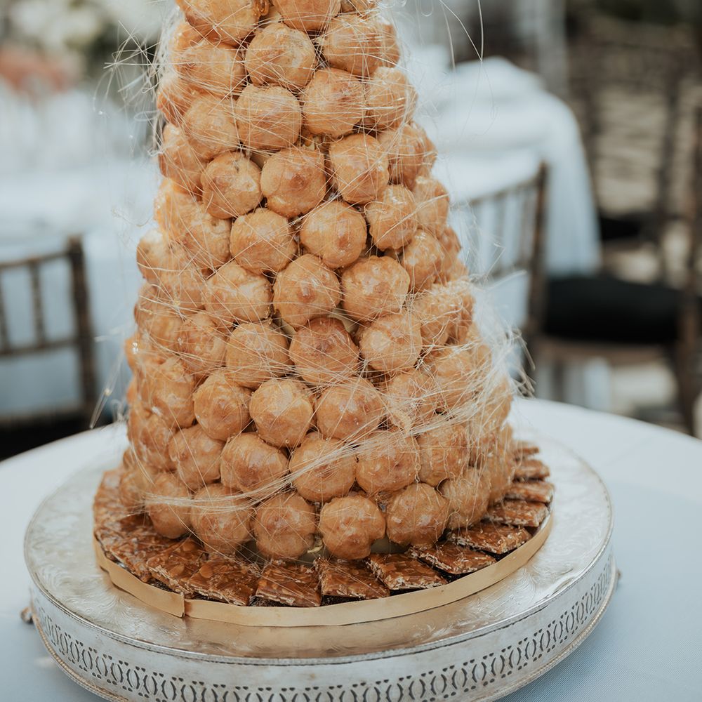 Croquembouche tower alternative wedding cake 