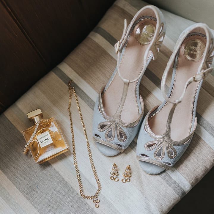 Rachel Simpson T bar blue wedding shoes 