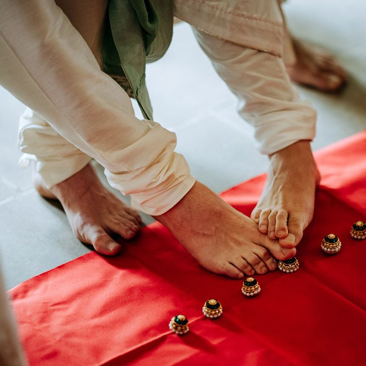 Grooms during Hindu & Punjabi wedding ceremony 