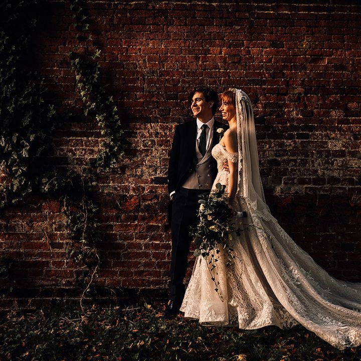 Beautiful romantic wedding portrait by Carrie Lavers Photography