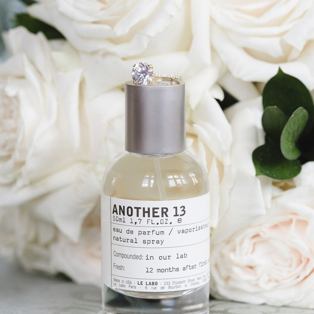 La Labo wedding scent perfume for the bride with the wedding band 