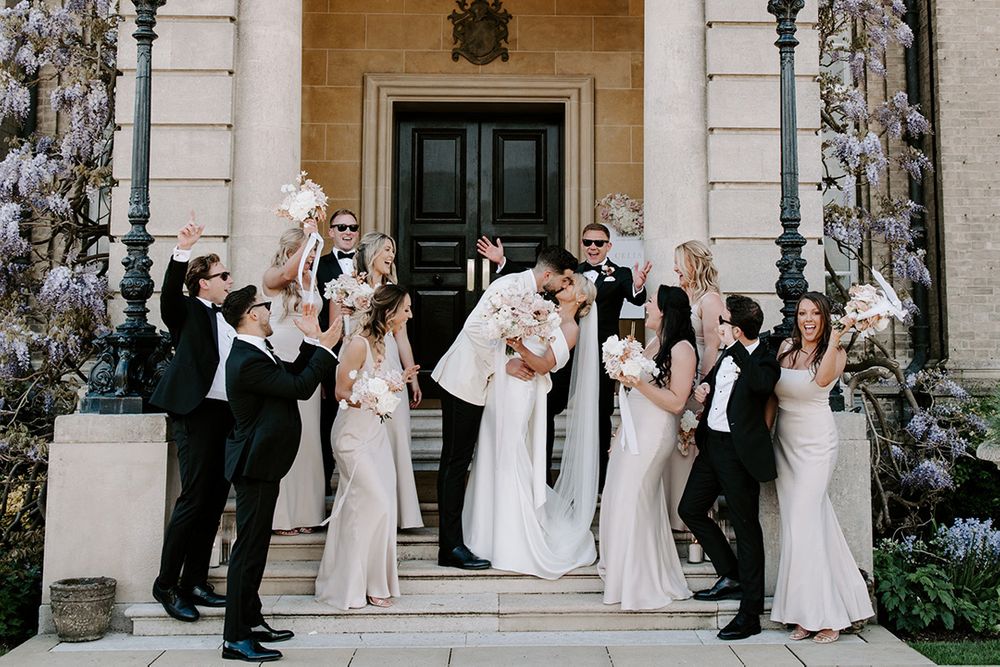 And Groomsmen Colors Bridal Party Tuxedo Bridesmaid Dress Hedsor House Black Tie Wedding With Pale Pink And Groomsmen Colors Bridal Party Tuxedo Bridesmaid Dress Hedsor House Black Tie Wedding With Pale Pink