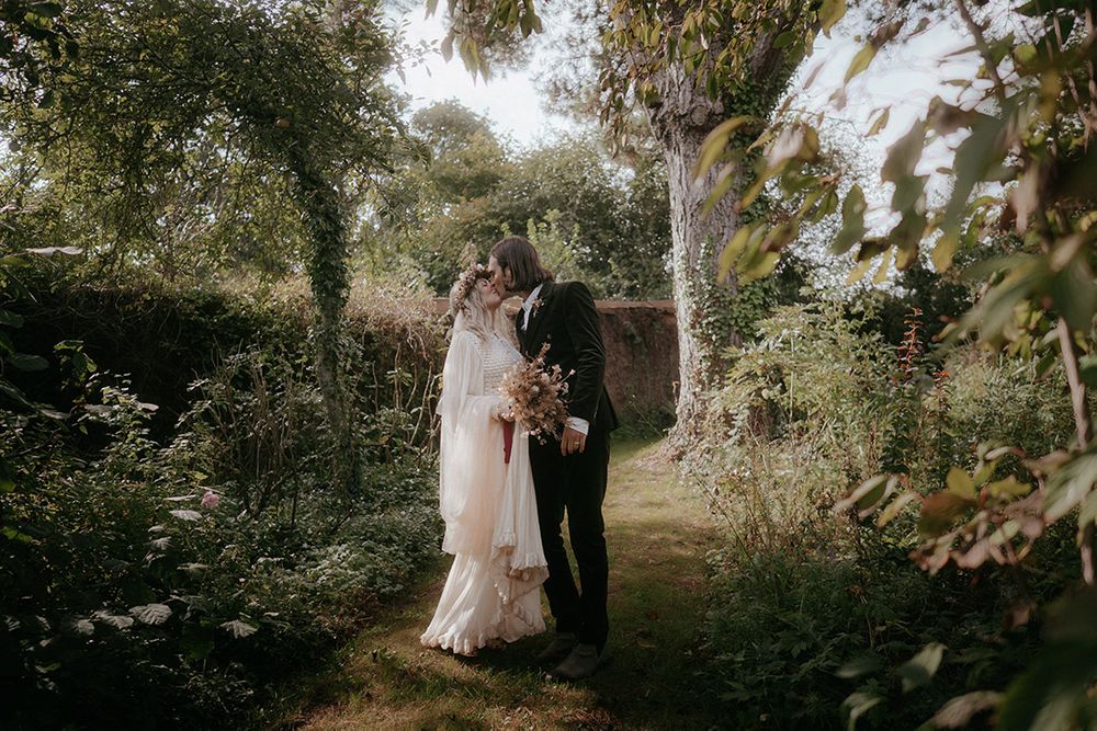 pagan bridesmaid dresses Witchy and Romantic Pagan Wedding in Scotland Rock n Roll Bride