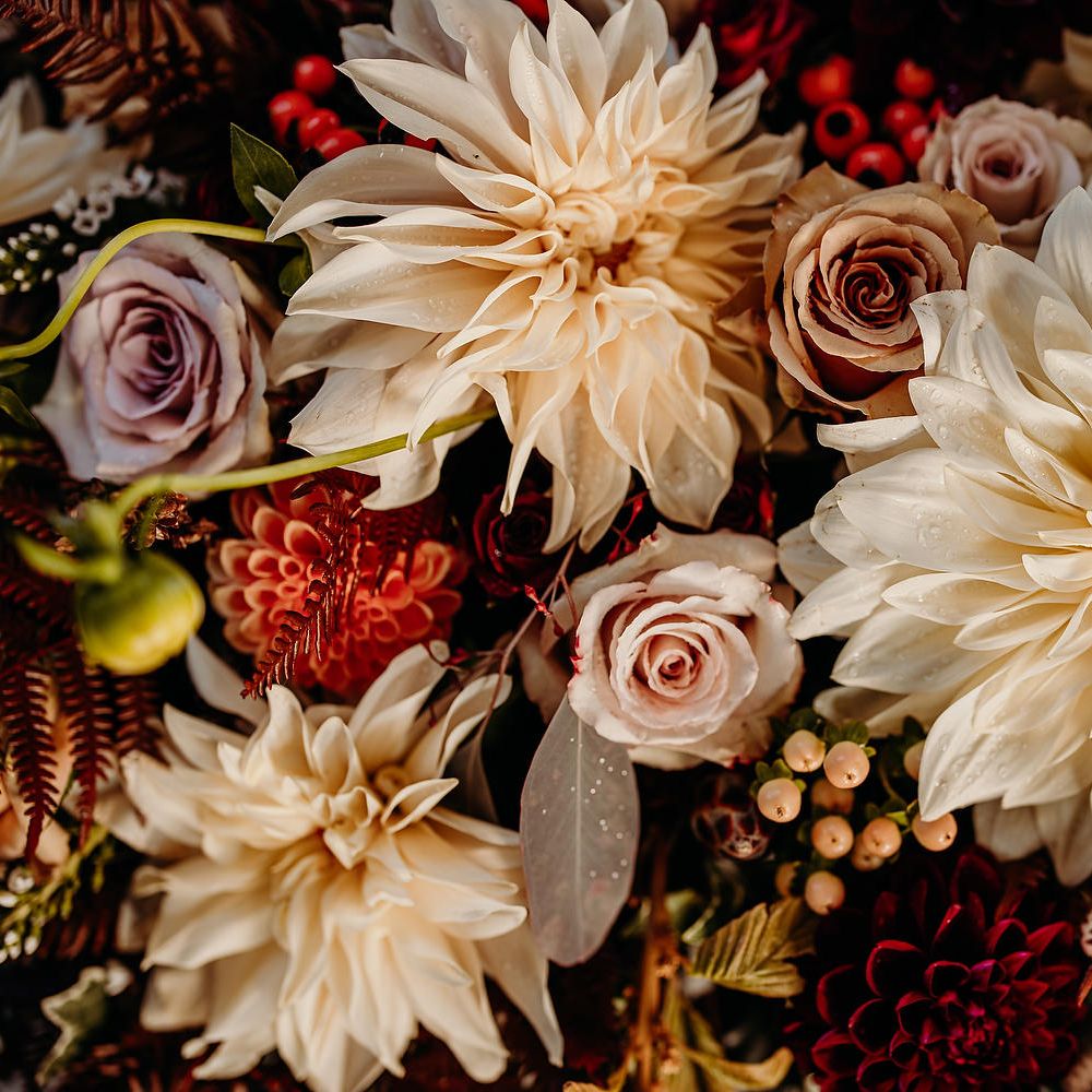 Autumnal floral bouquet 