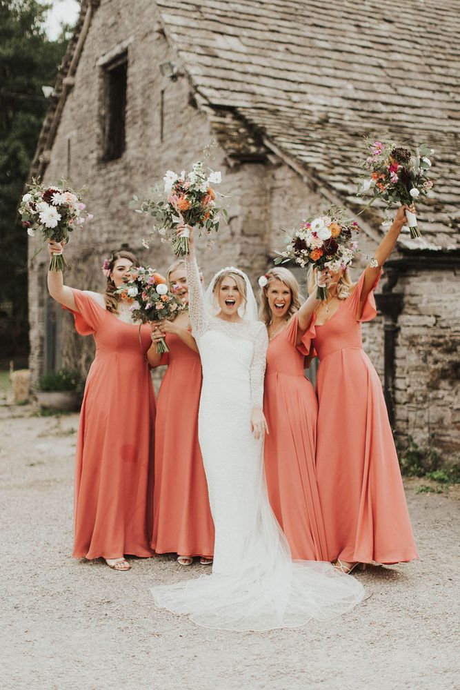 debenhams coral bridesmaid dresses Debenhams Coral Dress Size 12 for Party/prom/Wedding Guest