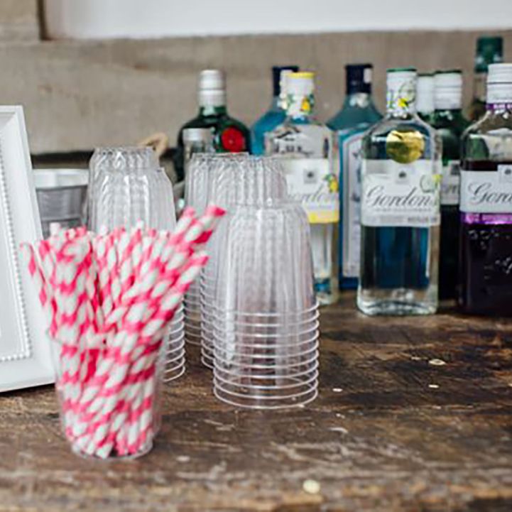 Image of gin cocktail making bar area for hen parties, image by Lisa Devine Photography