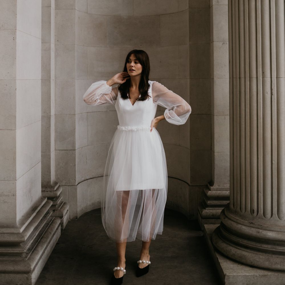 Stylish Story Of My Dress Mini/Midi dress for micro wedding 
