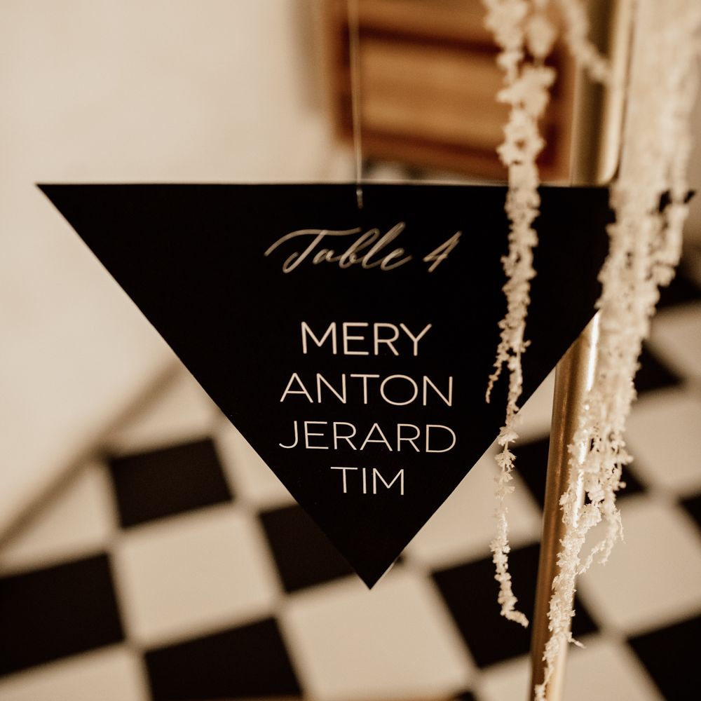 Black and white wedding inspiration 