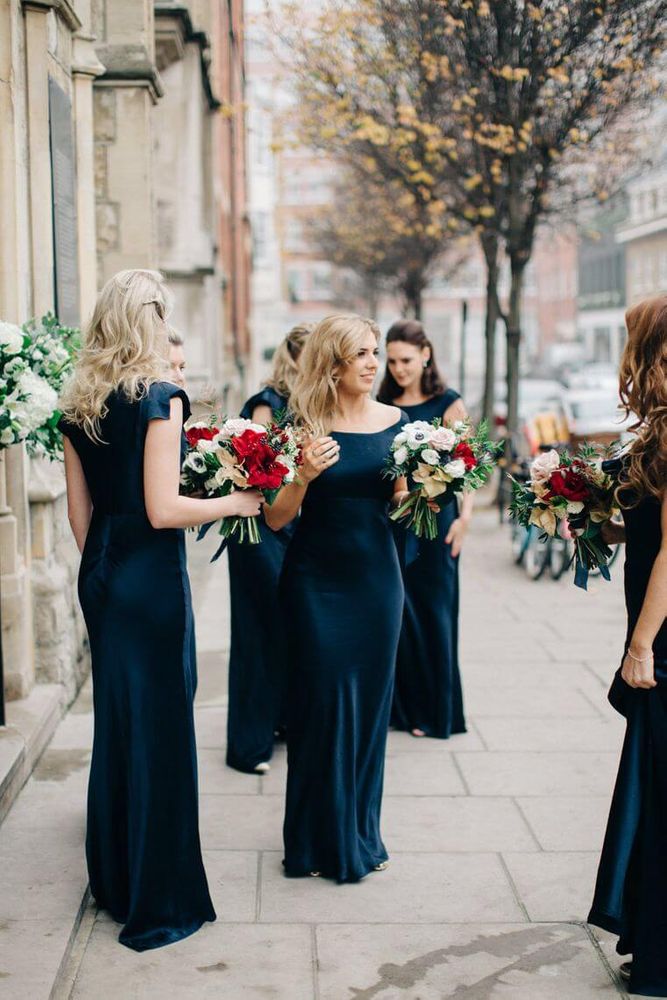 Navy Bridesmaid Dresses Inspiration - Rock My Wedding Navy Bridesmaid Dresses Inspiration - Rock My Wedding