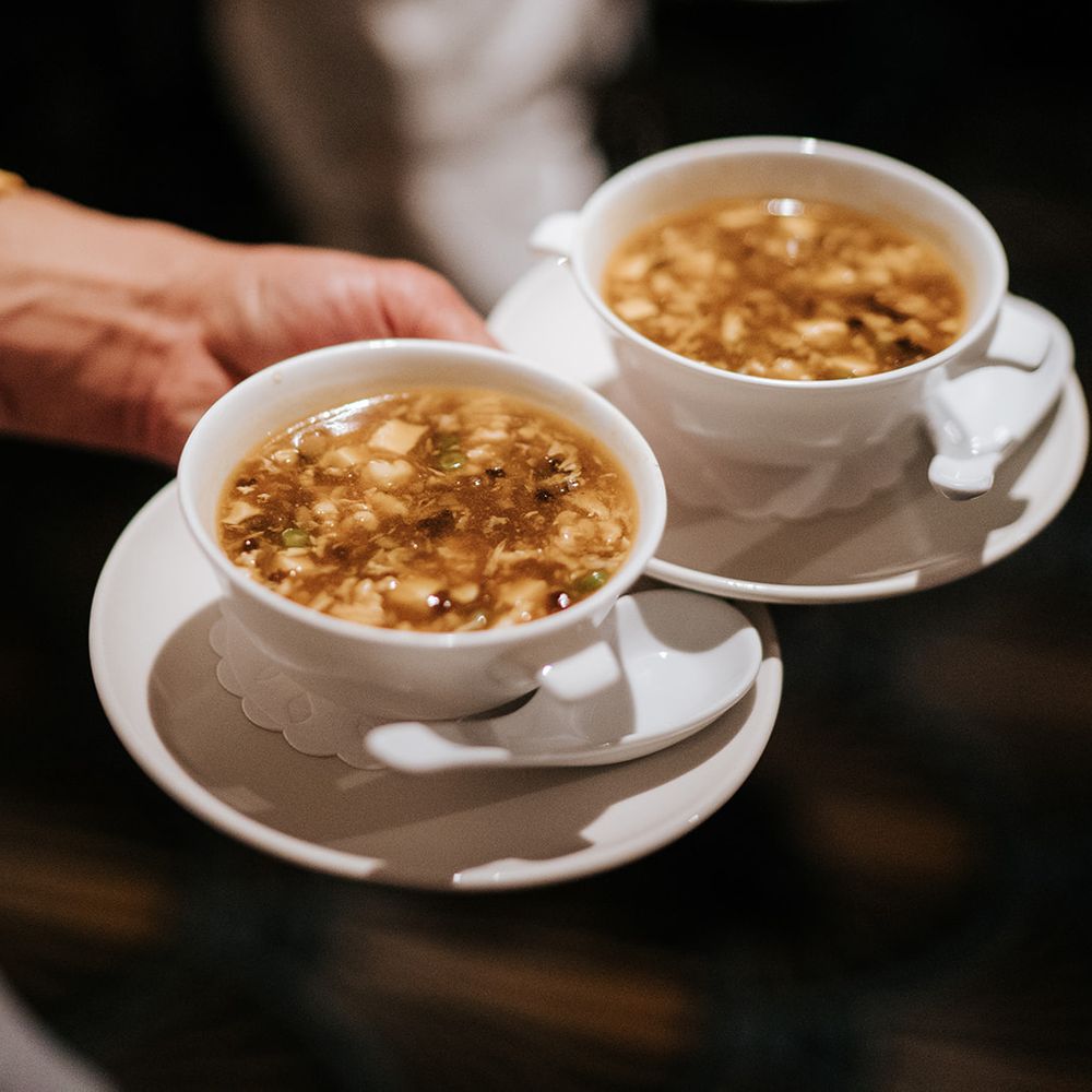 Soup at China Tang at The Dorchester 