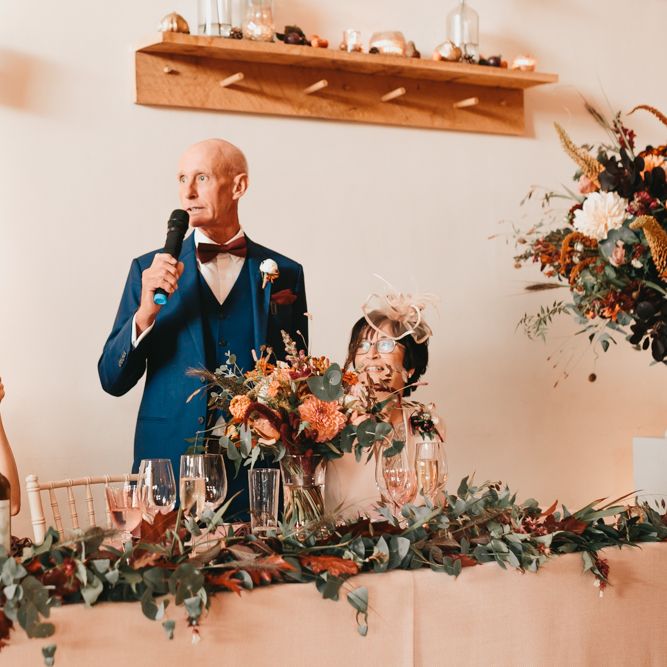 Father of the bride wedding speech at Millbridge Court reception