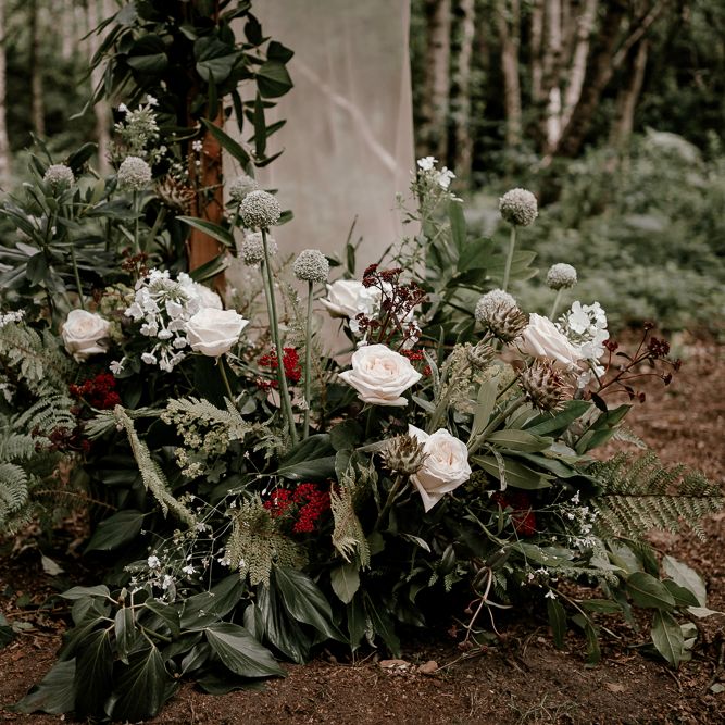 Locally sourced wedding flowers