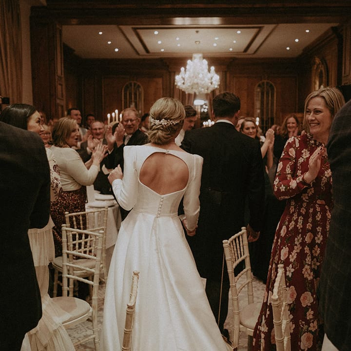Newlyweds at Hedsor House wedding 