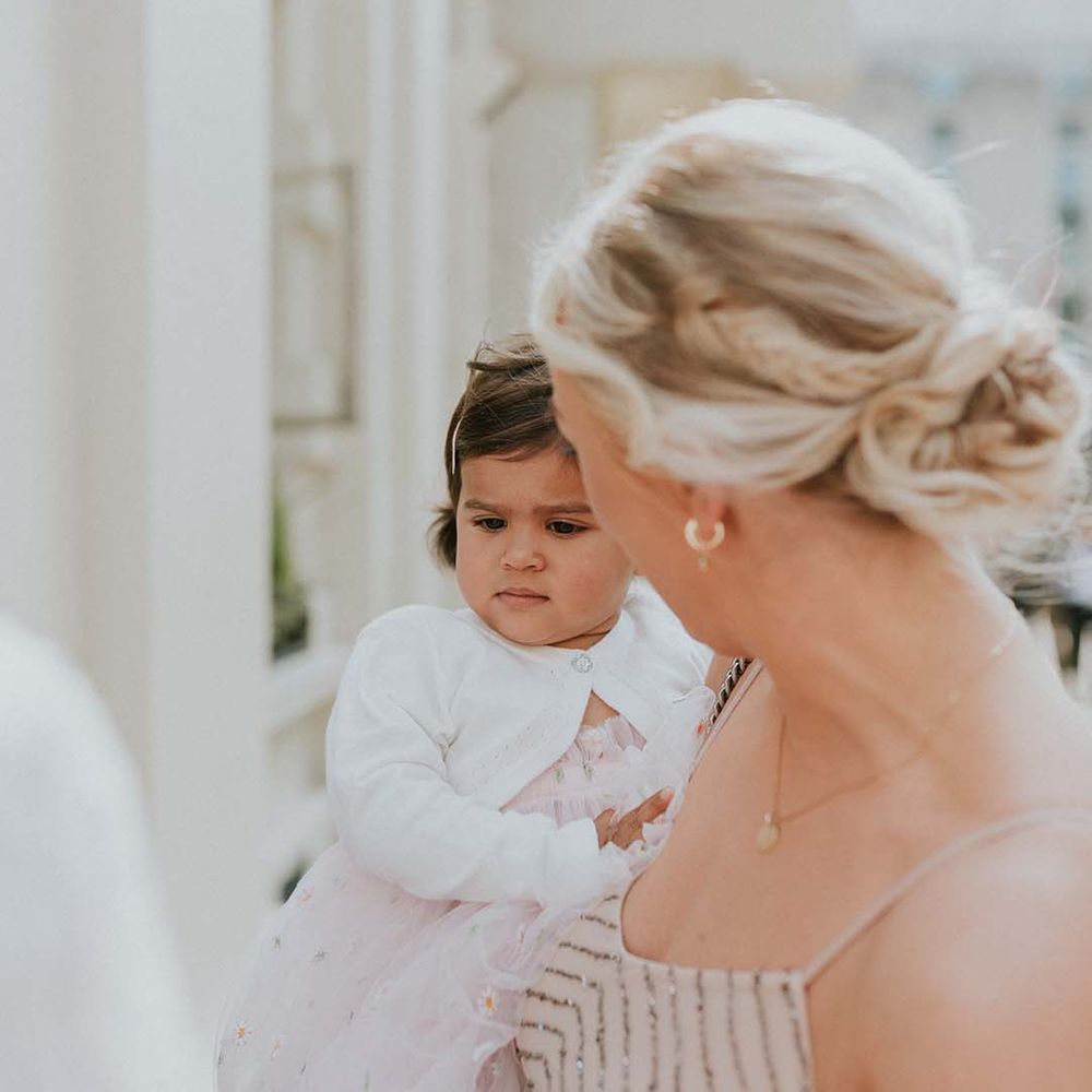 Little girl at Brighton wedding 